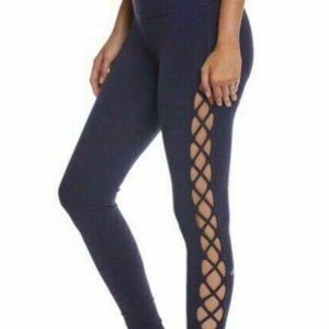 Black Alo Yoga Pants with Side Design